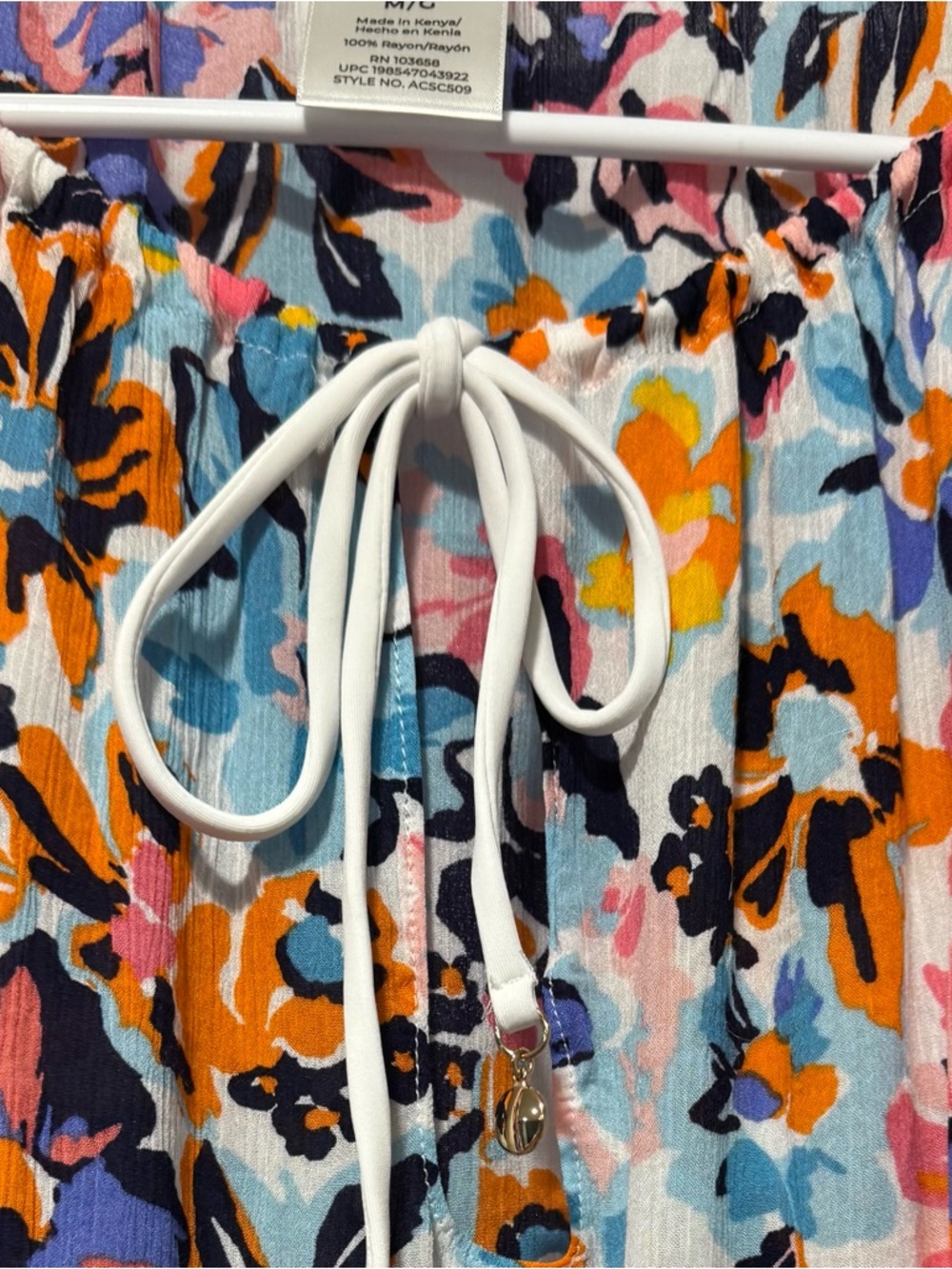 Anne Cole Multicolor Floral Beach Tunic - Picture 4 of 9